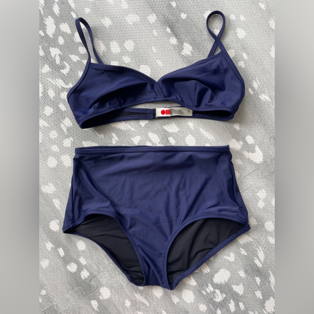 Solid & Striped high waist bikini sz S